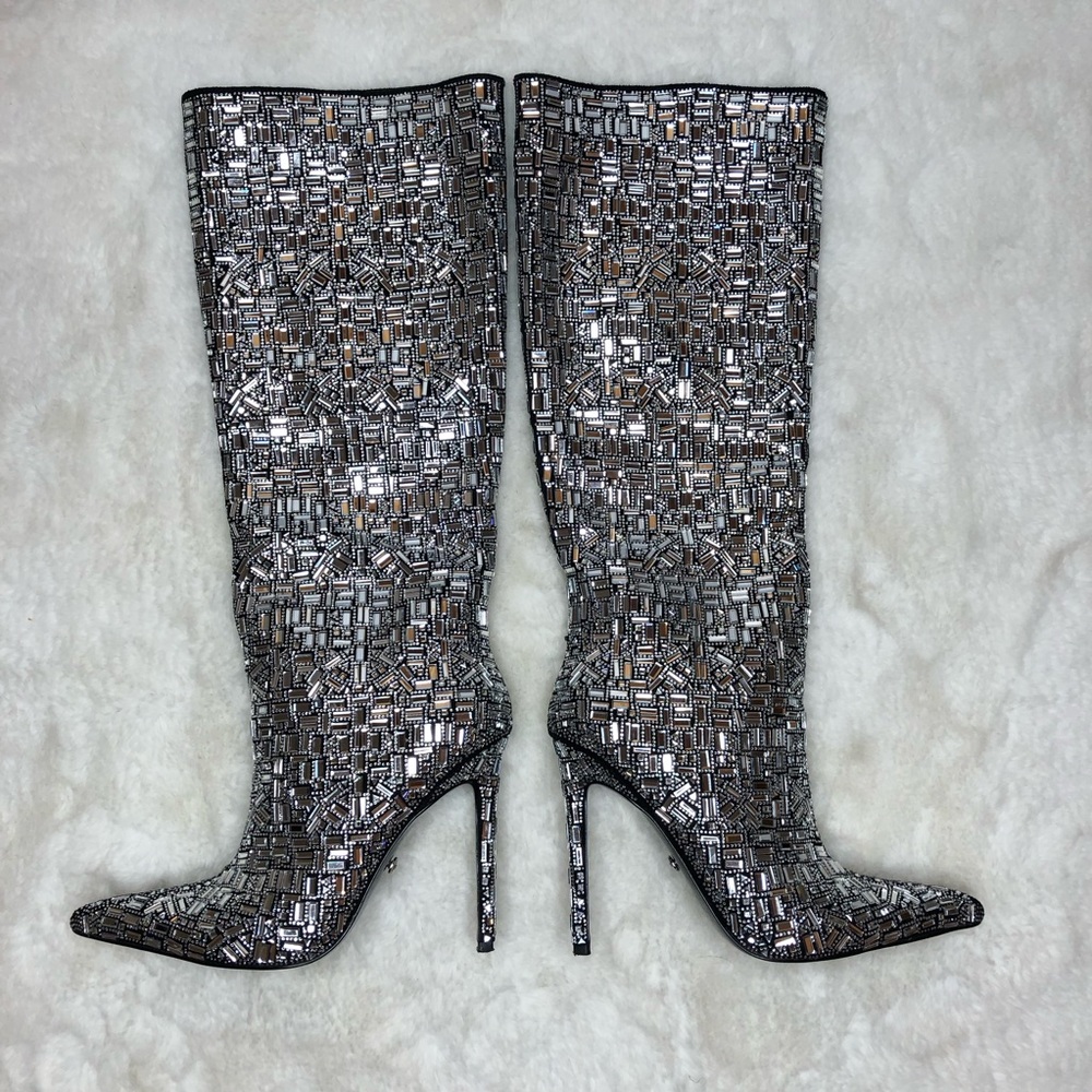 Azalea Wang Silver Boot